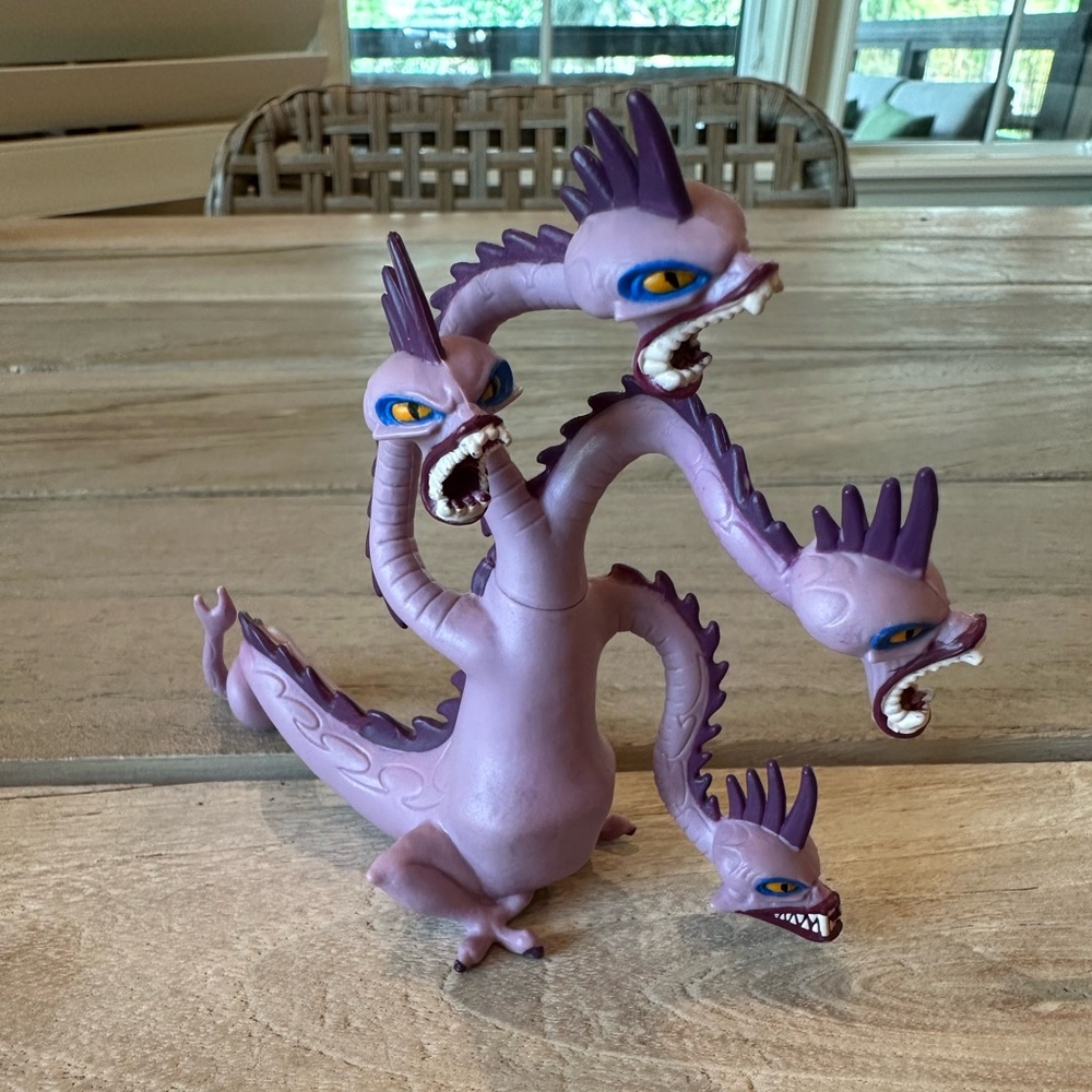 Disney Hercules HYDRA 4 Headed Monster Animated Movie Figure 1997 RARE